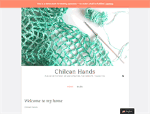 Tablet Screenshot of chileanhands.com